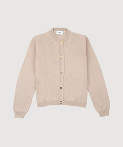 Beige / XS Cotton Cardigan Miaki Swiss Made Womenswear