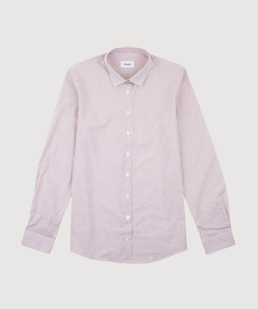 Relaxed Light Cotton Stripe Shirt Miaki Swiss Made Womenswear