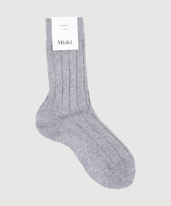 Ribbed Glitter Socks Miaki Swiss Made Womenswear