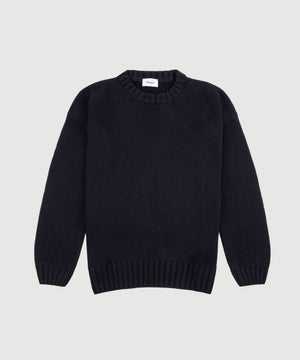 Black / XS Relaxed Summer Sweater Miaki Swiss Made Womenswear
