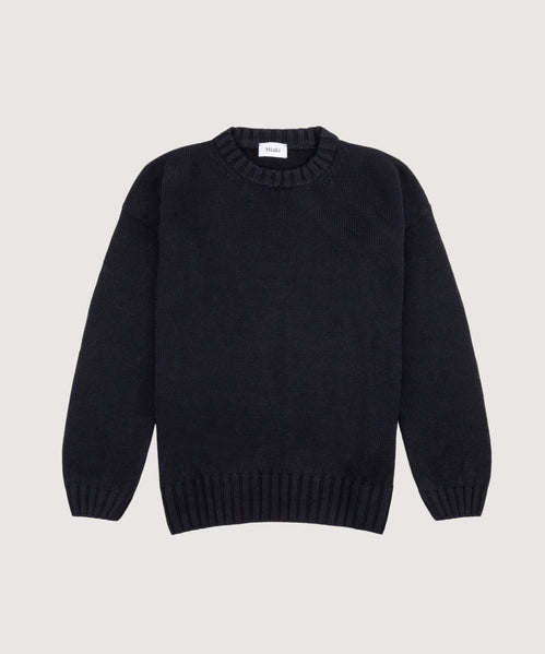 Black / XS Relaxed Summer Sweater Miaki Swiss Made Womenswear