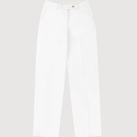 Cotton Twill Signature Trousers Miaki Swiss Made Womenswear