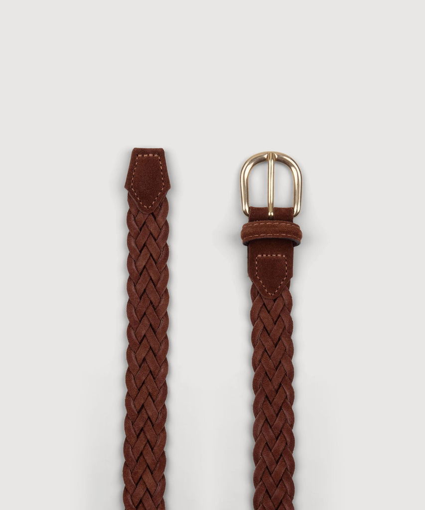 Woven Suede Belt Miaki Swiss Made Womenswear