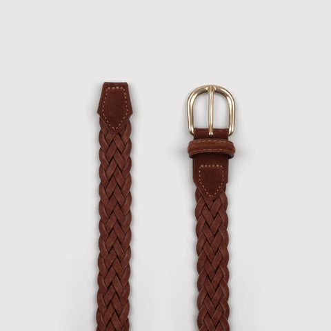 Woven Suede Belt Miaki Swiss Made Womenswear