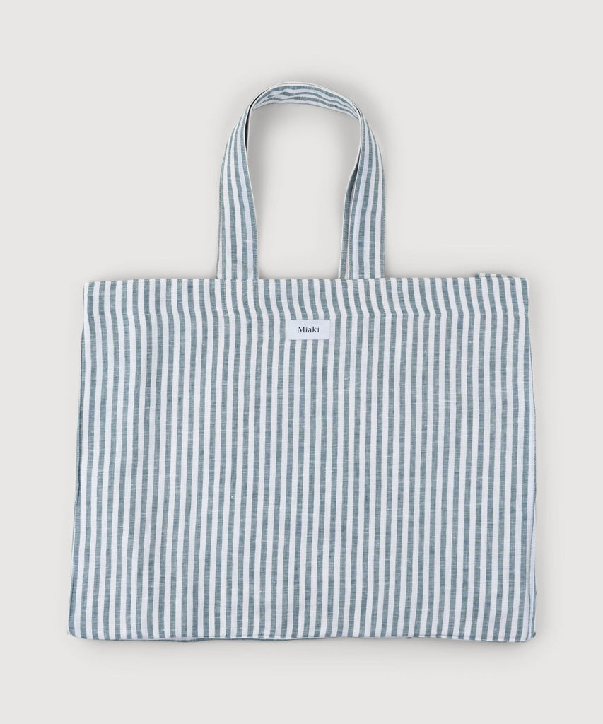 Linen Beach Bag