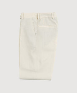 Gerade geschnittene Leinenhose