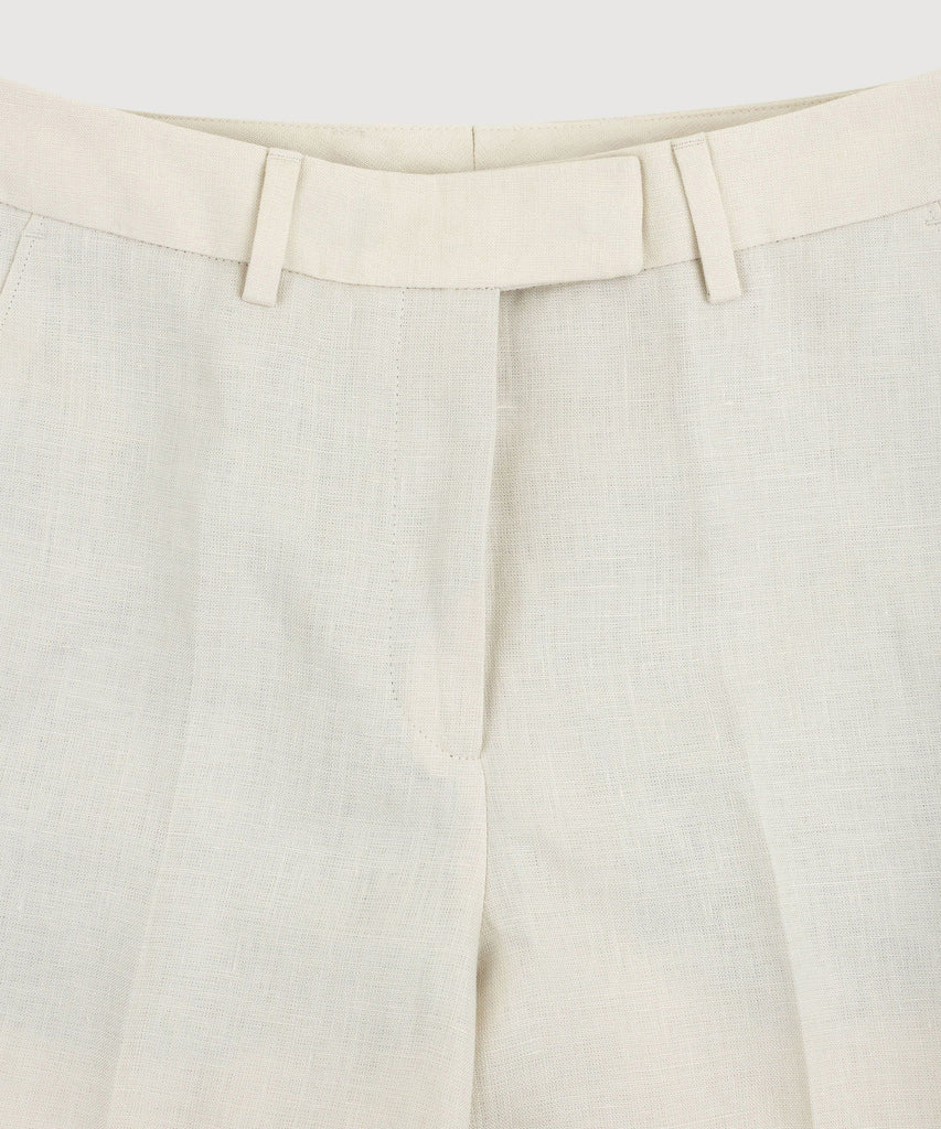 Straight Linen Trousers