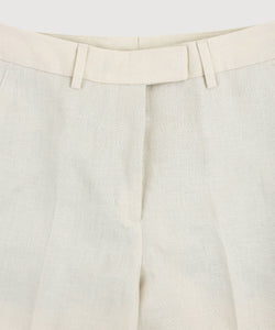 Straight Linen Trousers