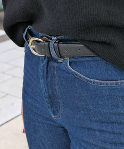 Classic Grained Leather Belt