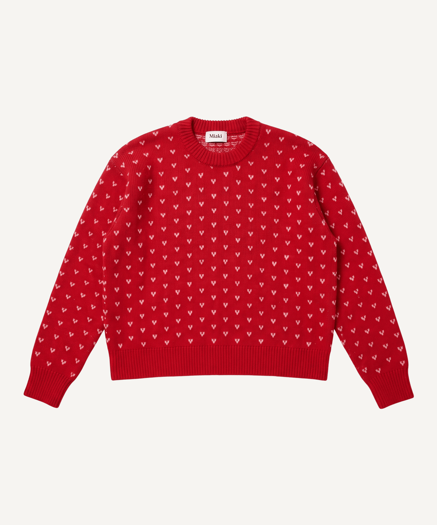Heart Sweater Miaki Swiss Made Womenswear