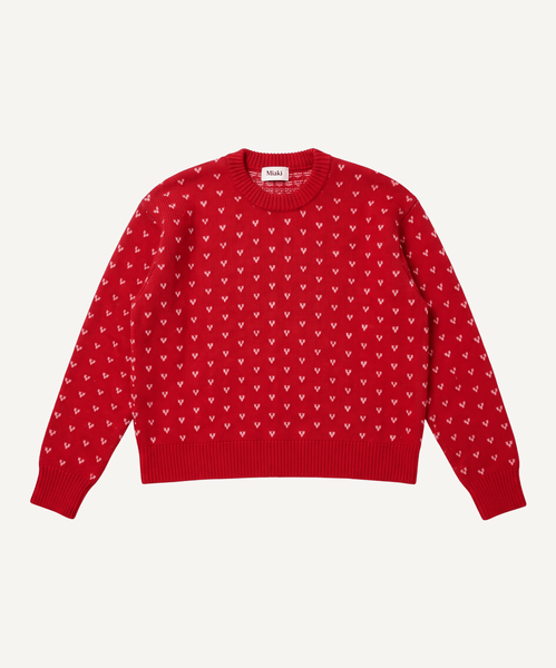 Heart Sweater Miaki Swiss Made Womenswear