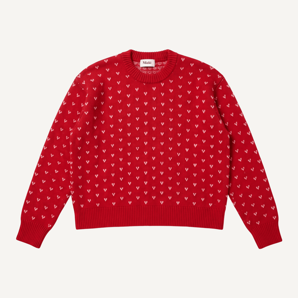 Heart Sweater Miaki Swiss Made Womenswear