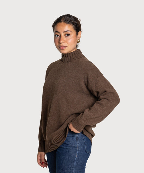 Relaxed Mockneck Sweater