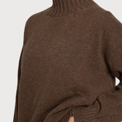 Relaxed Mockneck Sweater Miaki Swiss Made Womenswear