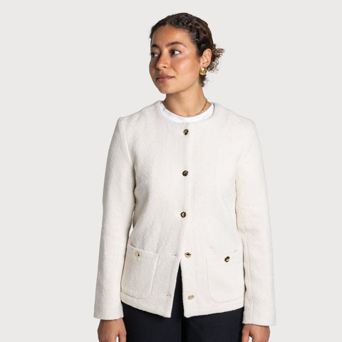 Long Tweed Blazer