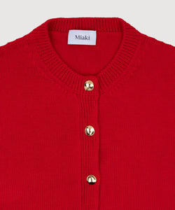 Knitted Cotton Vest Miaki Swiss Made Womenswear