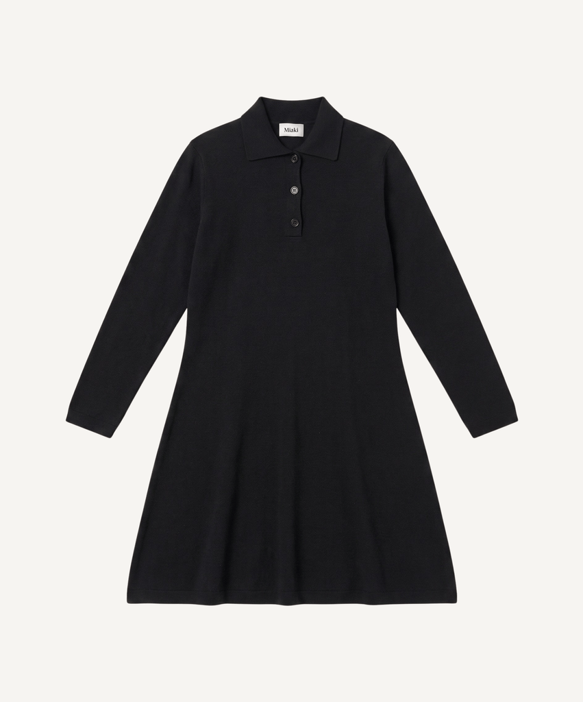 Knitted Polo Dress Miaki Swiss Made Womenswear