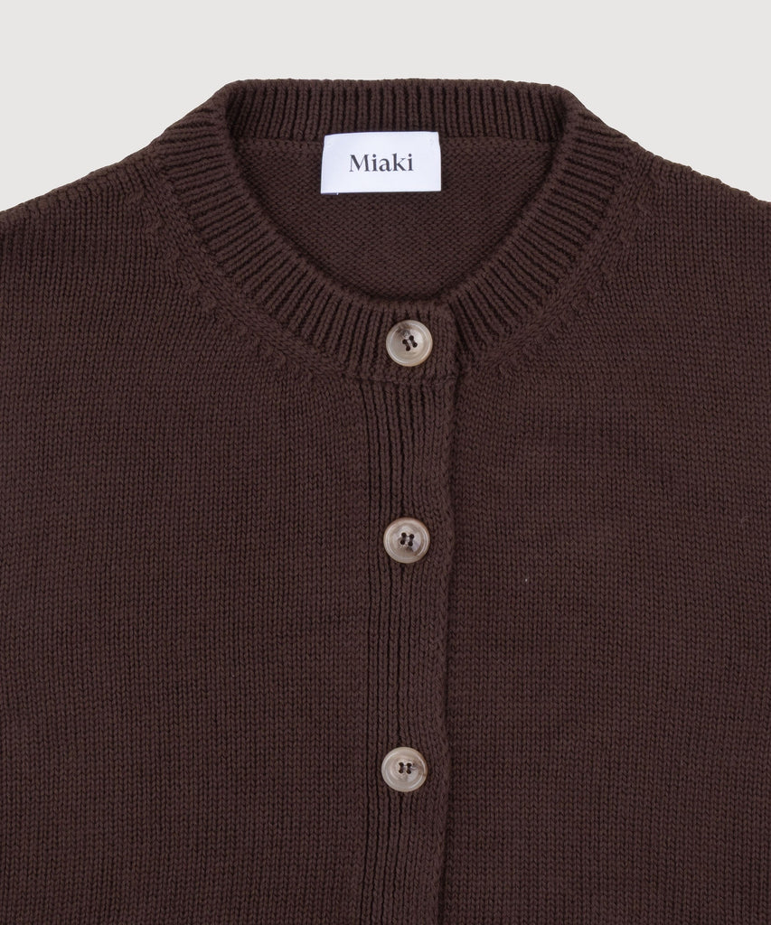 Knitted Cotton Vest Miaki Swiss Made Womenswear