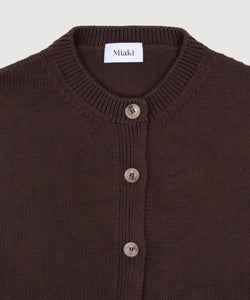 Knitted Cotton Vest Miaki Swiss Made Womenswear