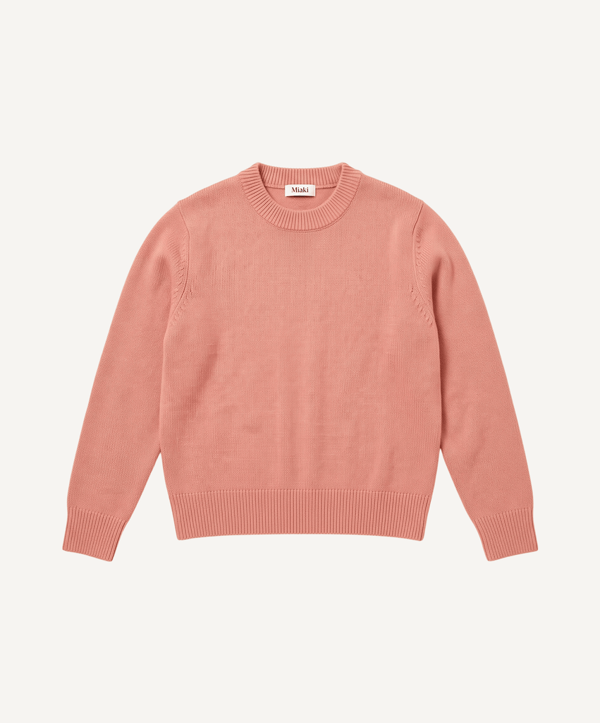 Pink / XS Geelong Straight Roundneck Sweater Miaki Swiss Made Womenswear