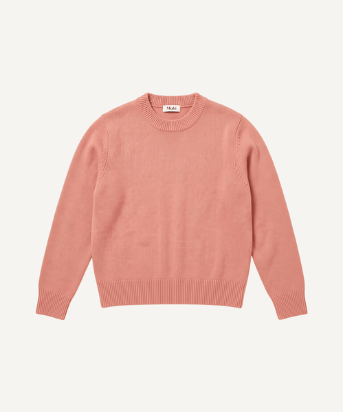 Red / XS Geelong Straight Roundneck Sweater Miaki Swiss Made Womenswear