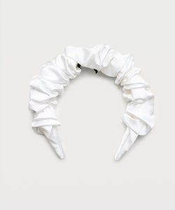 Ruffle Silk Headband