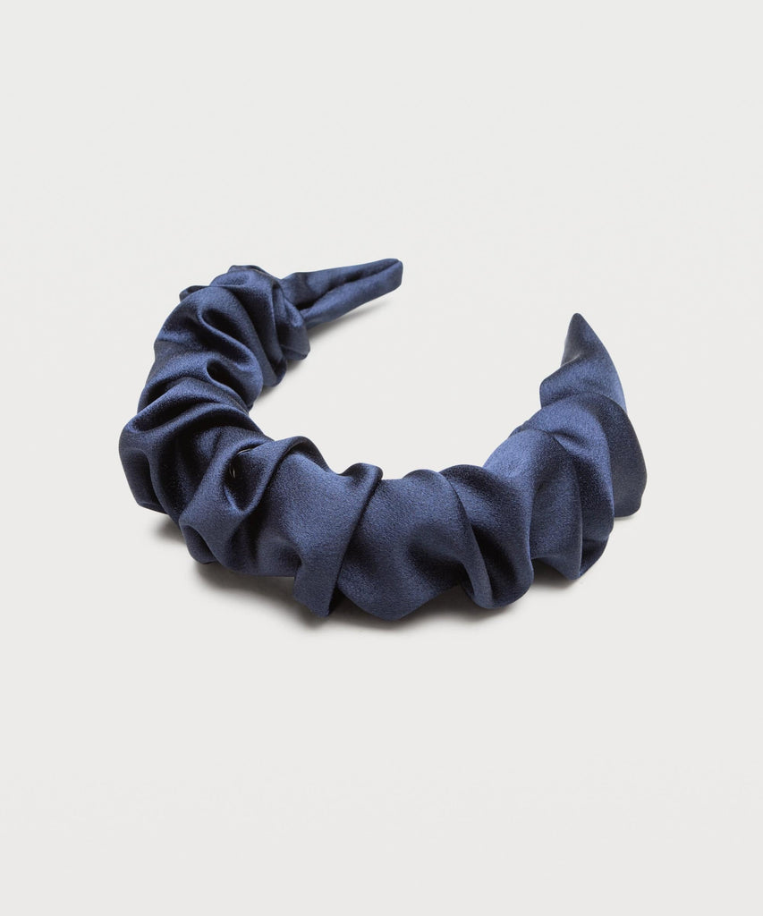 Ruffle Silk Headband