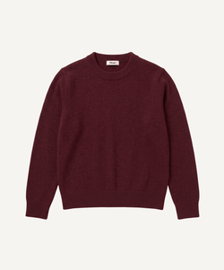 Bordeaux / XS Geelong Straight Roundneck Sweater Miaki Swiss Made Womenswear