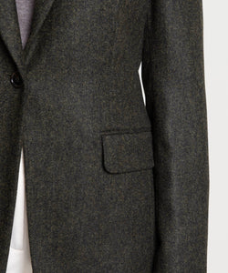 Classic Herringbone Blazer
