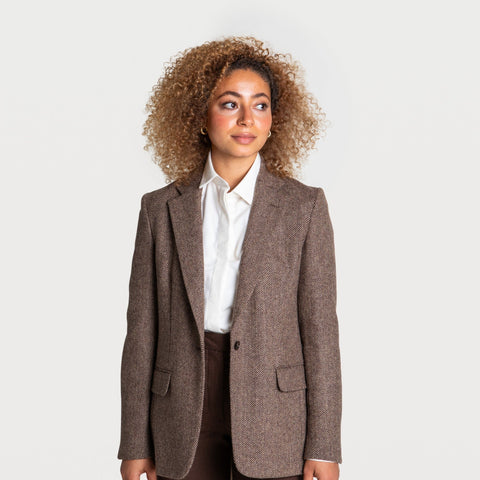 Relaxed  Tweed Blazer
