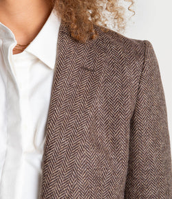 Relaxed  Tweed Blazer