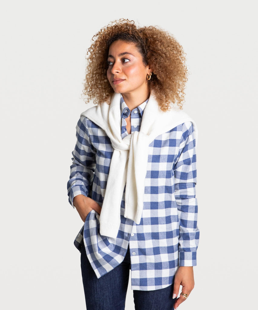 Large Checked Flannel Tunica