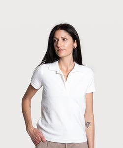 Lässiges Frottee-Poloshirt