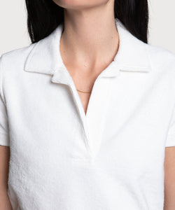 Lässiges Frottee-Poloshirt