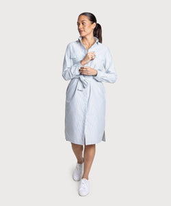 Hemdkleid mit Oxford-Streifen