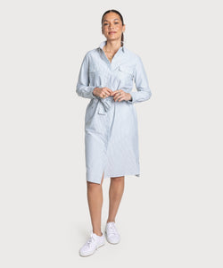 Hemdkleid mit Oxford-Streifen