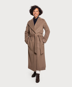 Cashmere Wrap Coat Miaki Swiss Made Womenswear