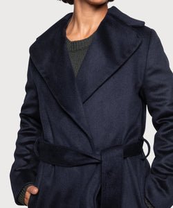 Cashmere Wrap Coat Miaki Swiss Made Womenswear