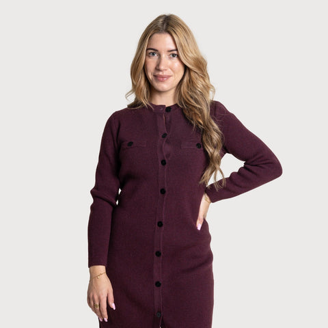 Heavy Wool Dress with Pockets