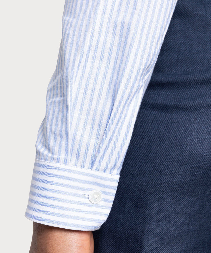 Relaxed Cotton Stripe Shirt