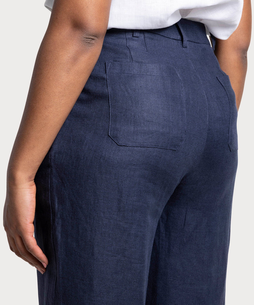Pleated Linen Trousers