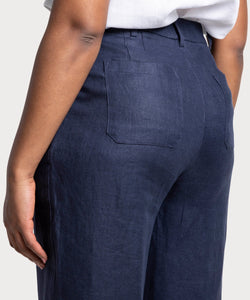 Pleated Linen Trousers