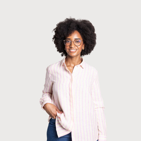 Striped Relaxed Linen Shirt