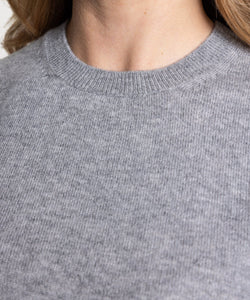 Kurzärmliger Kaschmirpullover