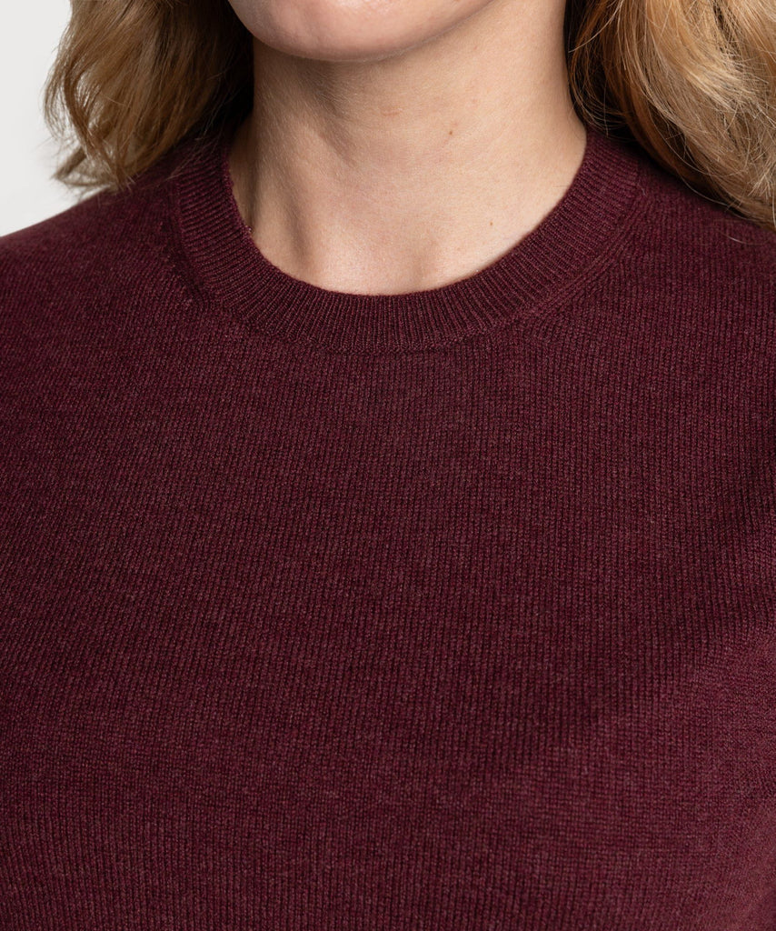 Kurzärmliger Kaschmirpullover