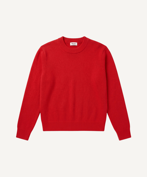 Red / XS Geelong Straight Roundneck Sweater Miaki Swiss Made Womenswear