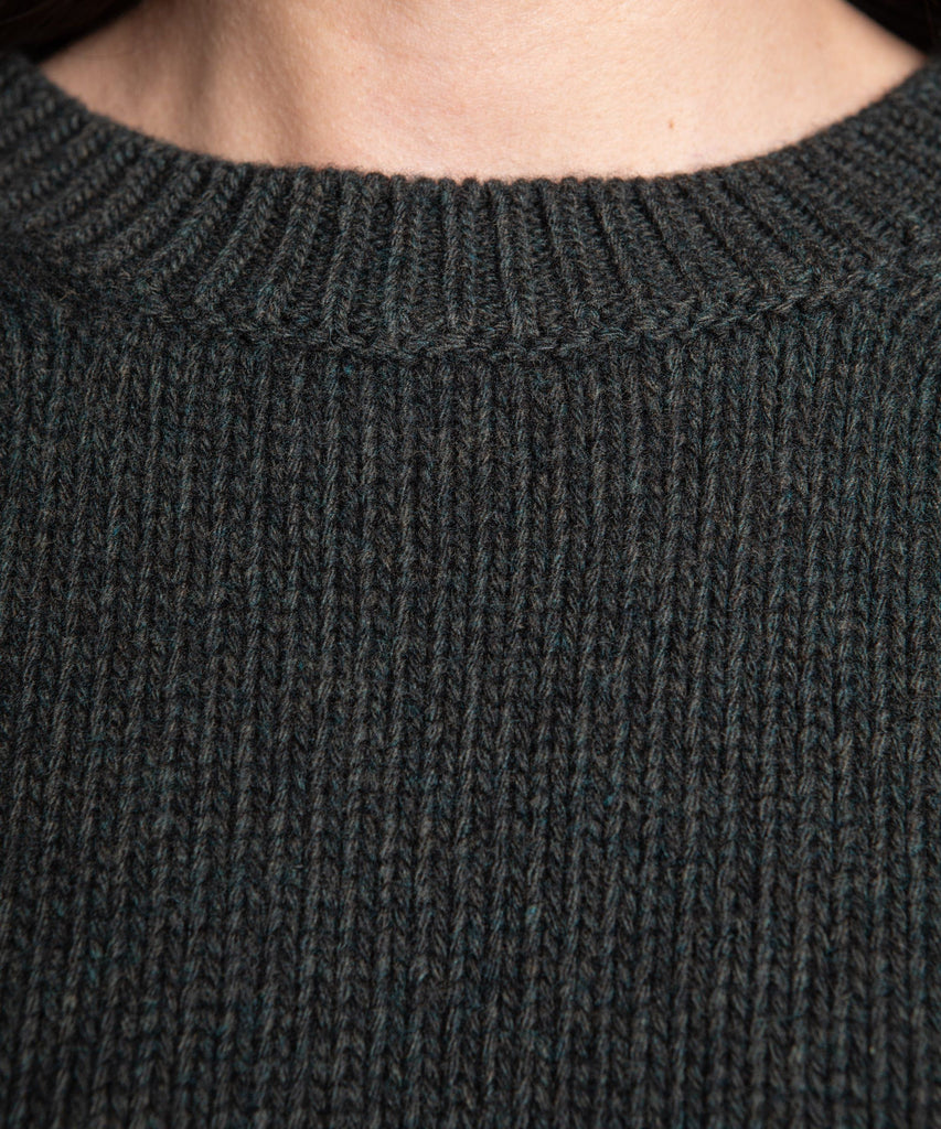 Heavy Wool Roundneck Sweater Miaki Swiss Made Womenswear