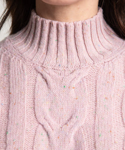 Relaxed Cable Knit Sweater Miaki Swiss Made Womenswear