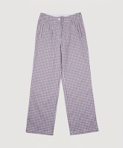 Check Beige / 34 Portofino Check Trousers Miaki Swiss Made Womenswear