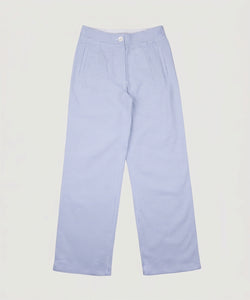 Check Light Blue / 34 Portofino Check Trousers Miaki Swiss Made Womenswear